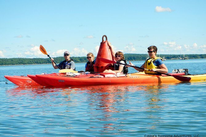 Sea Kayak to an Island Tour in Casco Bay - Setting off from Mere Point, with coaching that actually helps