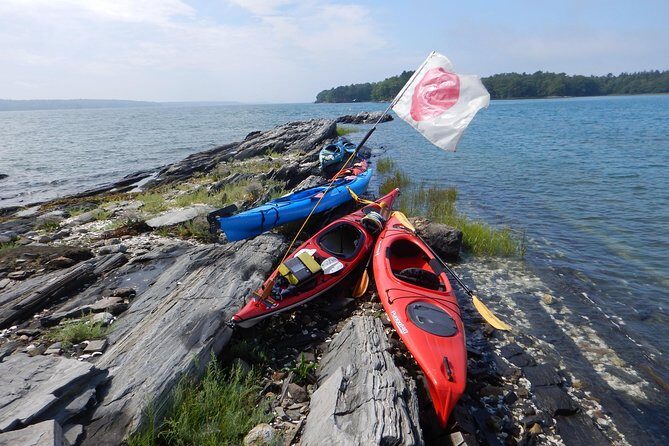 Sea Kayak to an Island Tour in Casco Bay - Dress for spray, wind, and getting your feet wet